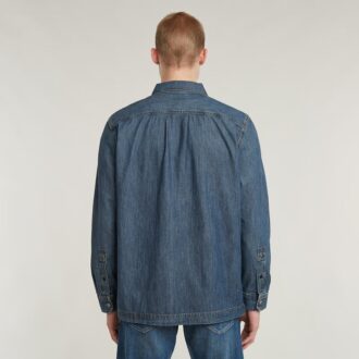1-ficks vanlig denimskjorta