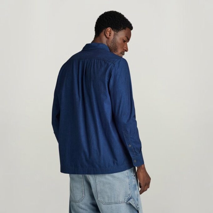 1-ficks vanlig denimskjorta 1-ficks vanlig denimskjorta