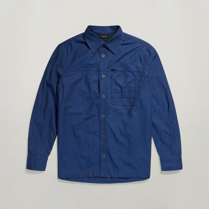 1-ficks vanlig denimskjorta 1-ficks vanlig denimskjorta