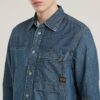 1-ficks vanlig denimskjorta 1-ficks vanlig denimskjorta