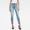 3301 Höga Skinny Jeans med Rivna Kanter och Ankel 3301 Höga Skinny Jeans med Rivna Kanter och Ankel
