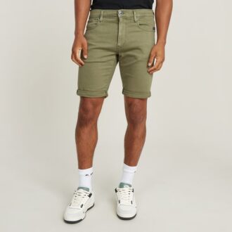 3301 Slimmade Jeansshorts