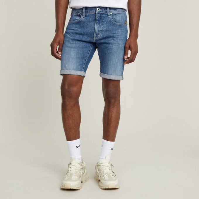 3301 Slimmade Jeansshorts 3301 Slimmade Jeansshorts