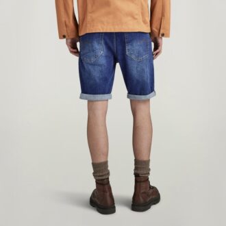 3301 Slimmade Jeansshorts