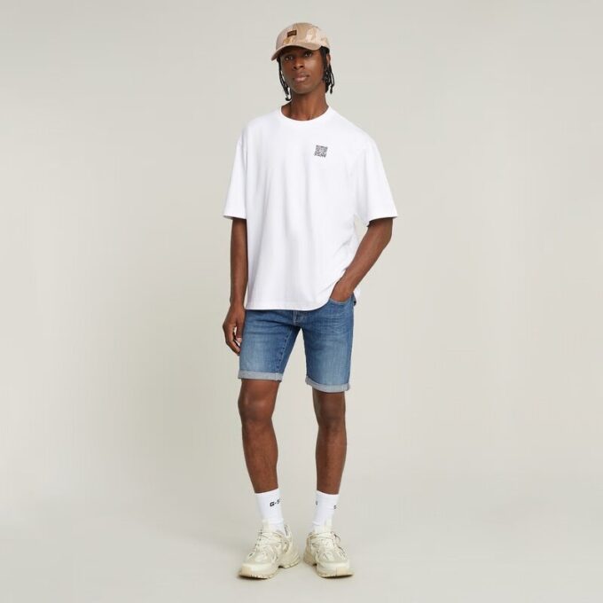 3301 Slimmade Jeansshorts 3301 Slimmade Jeansshorts