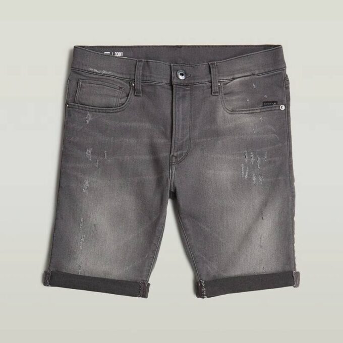 3301 Slimmade Jeansshorts 3301 Slimmade Jeansshorts