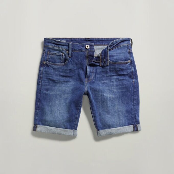 3301 Slimmade Jeansshorts 3301 Slimmade Jeansshorts