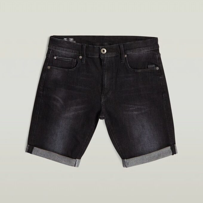 3301 Slimmade Jeansshorts 3301 Slimmade Jeansshorts