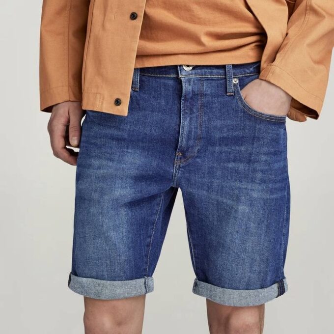 3301 Slimmade Jeansshorts 3301 Slimmade Jeansshorts
