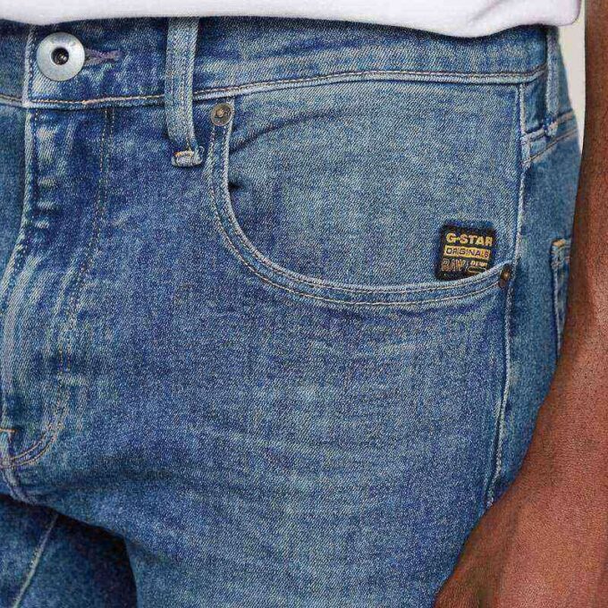 3301 Slimmade Jeansshorts 3301 Slimmade Jeansshorts