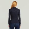 3D Biker Knit Slim Full Zip Stickad 3D Biker Knit Slim Full Zip Stickad