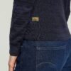 3D Biker Knit Slim Full Zip Stickad 3D Biker Knit Slim Full Zip Stickad