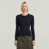 3D Biker Stickad Slim Pullover 3D Biker Stickad Slim Pullover