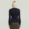 3D Biker Stickad Slim Pullover 3D Biker Stickad Slim Pullover