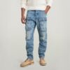 3D Raka Avsmalnande Denim Cargobyxor 3D Raka Avsmalnande Denim Cargobyxor