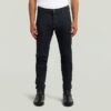 5620 3D Dragkedja Knä Skinny Jeans