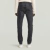5620 3D Dragkedja Knä Skinny Jeans