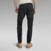5620 3D Dragkedja Knä Skinny Jeans