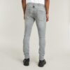5620 3D Dragkedja Knä Skinny Jeans