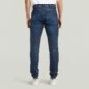 5620 3D Dragkedja Knä Skinny Jeans
