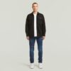 5620 3D Dragkedja Knä Skinny Jeans