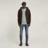 5620 3D Dragkedja Knä Skinny Jeans