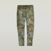 5620 3D Dragkedja Knä Skinny Jeans