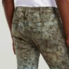 5620 3D Dragkedja Knä Skinny Jeans