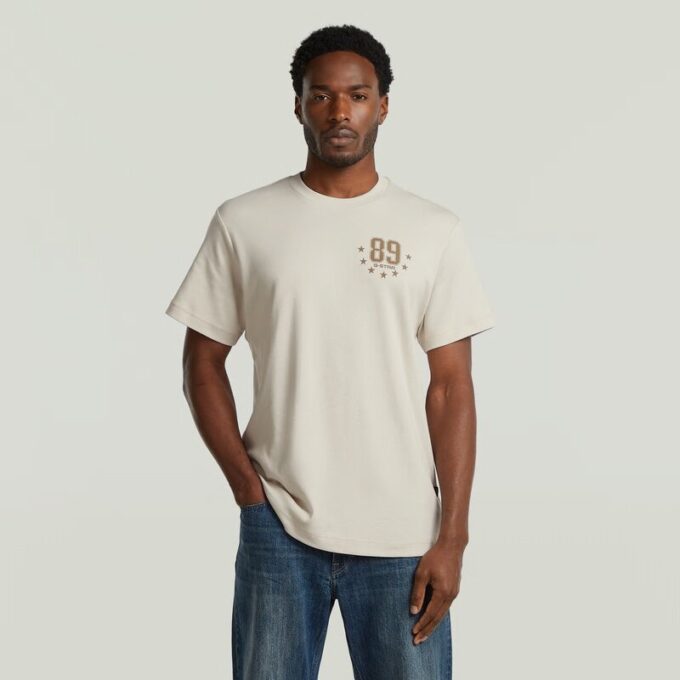 89 Back Graphic Loose T-shirt 89 Back Graphic Loose T-shirt