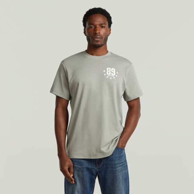 89 Back Graphic Loose T-shirt 89 Back Graphic Loose T-shirt
