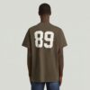 89 Back Graphic Loose T-shirt 89 Back Graphic Loose T-shirt