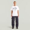 89 Back Graphic Loose T-shirt 89 Back Graphic Loose T-shirt