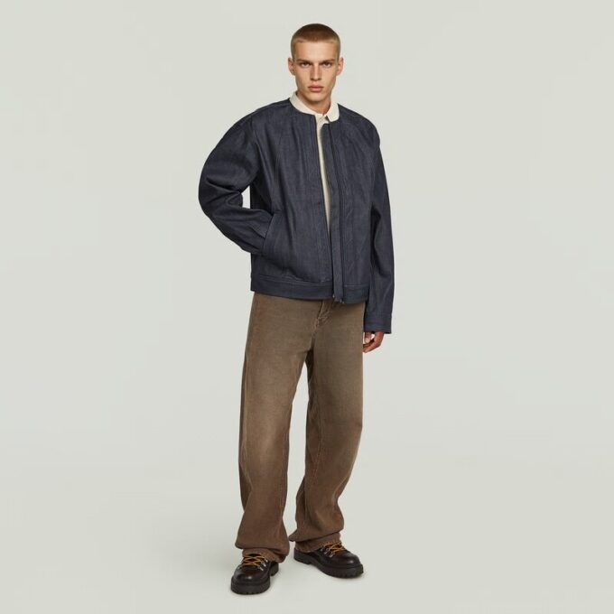 A-linjeformad fodrad jacka A-linjeformad fodrad jacka