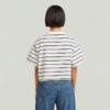 A-linjeformad randig boxig t-shirt A-linjeformad randig boxig t-shirt