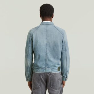 A-linjeformad smal jeansjacka