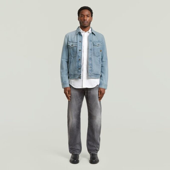 A-linjeformad smal jeansjacka A-linjeformad smal jeansjacka