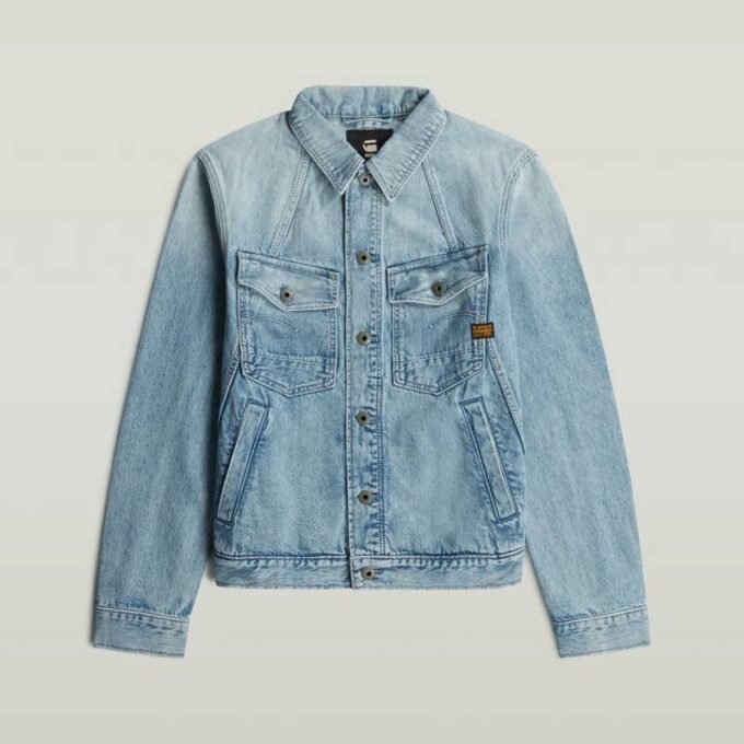 A-linjeformad smal jeansjacka A-linjeformad smal jeansjacka
