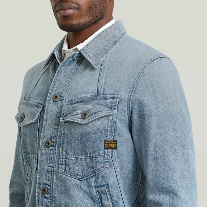 A-linjeformad smal jeansjacka A-linjeformad smal jeansjacka