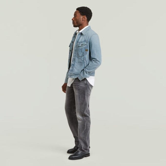 A-linjeformad smal jeansjacka A-linjeformad smal jeansjacka