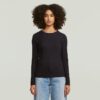 A-linjeformad smal ribbad t-shirt A-linjeformad smal ribbad t-shirt