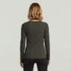 A-linjeformad smal ribbad t-shirt A-linjeformad smal ribbad t-shirt