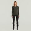 A-linjeformad smal ribbad t-shirt A-linjeformad smal ribbad t-shirt