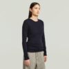 A-linjeformad smal ribbad t-shirt A-linjeformad smal ribbad t-shirt