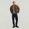 A-linjeformad vadderad coachjacka A-linjeformad vadderad coachjacka