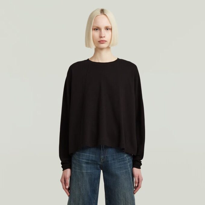 A-linjeformad överdimensionerad t-shirt A-linjeformad överdimensionerad t-shirt