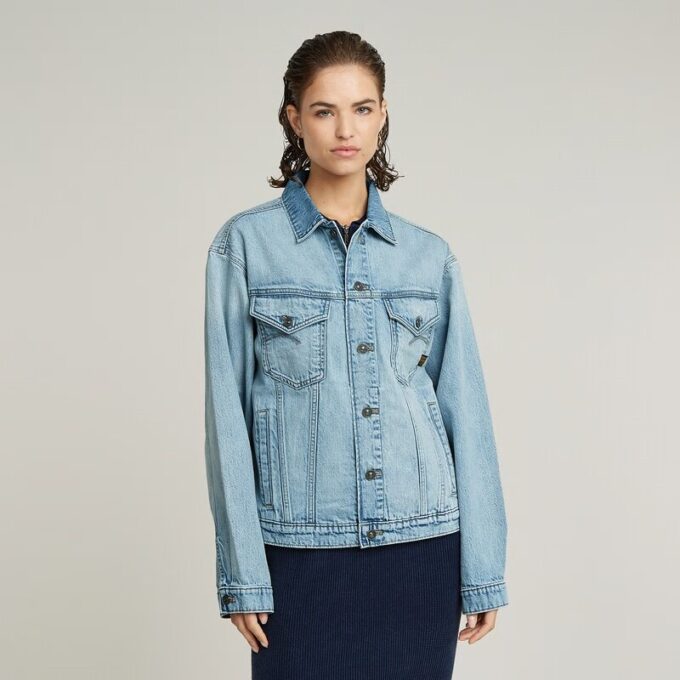 Avslappnad jeansjacka Avslappnad jeansjacka