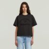 Avslappnad t-shirt med flera mönster Avslappnad t-shirt med flera mönster