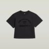 Avslappnad t-shirt med flera mönster Avslappnad t-shirt med flera mönster