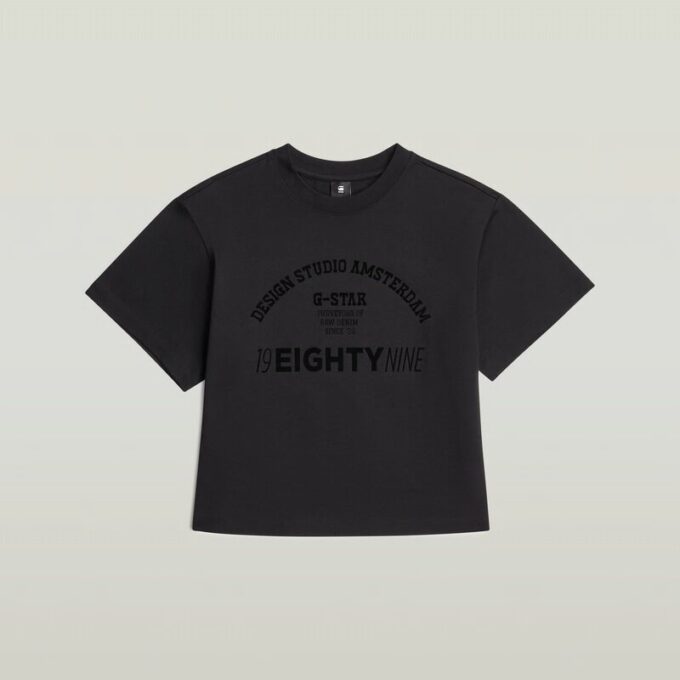 Avslappnad t-shirt med flera mönster Avslappnad t-shirt med flera mönster
