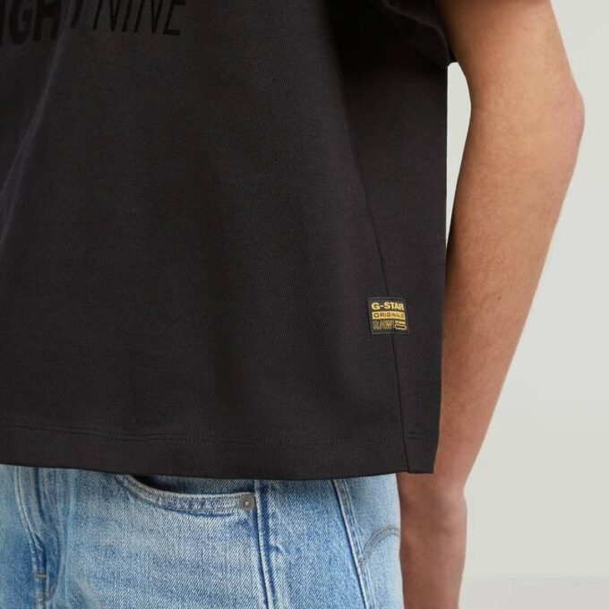 Avslappnad t-shirt med flera mönster Avslappnad t-shirt med flera mönster